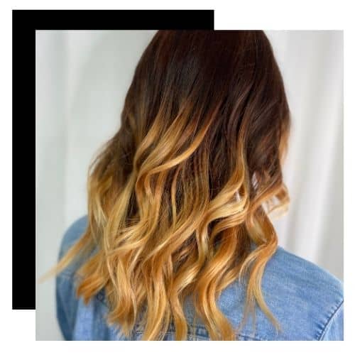 ombre hair style