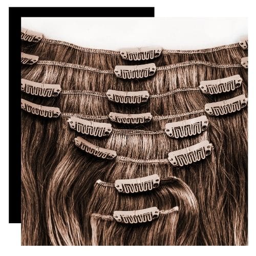 Clip-in hair extensions