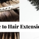 Guide to hair extensions