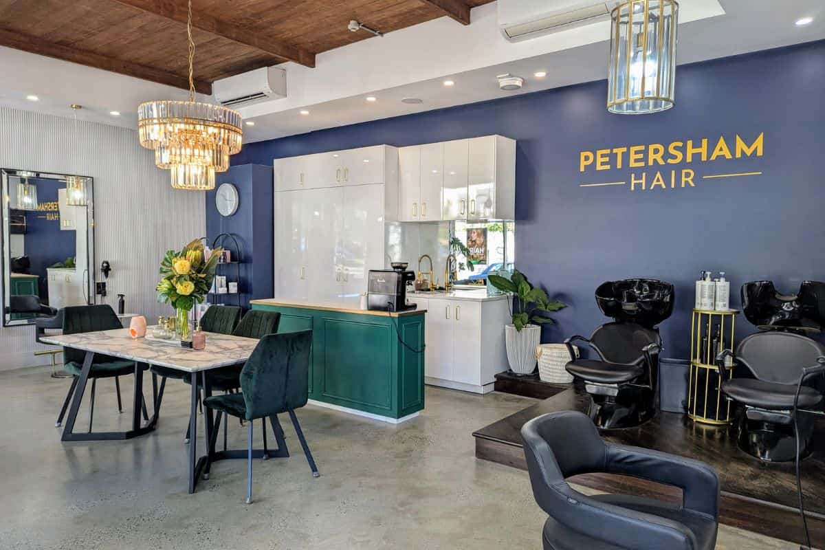 Petersham hair salon interior in Petersham Sydney